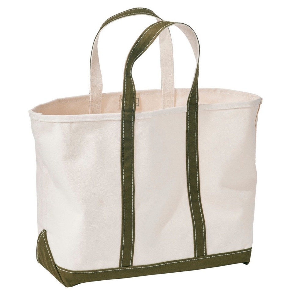 New Large LLBean olive Boat and Tote